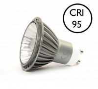 GU10 LEDSPOT 7W (=50W) DIMBAAR 230V NEUTRAAL WIT 3000K CRI95